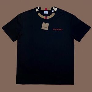 Burberry Men's Icon Stripe Collar T-shirt
